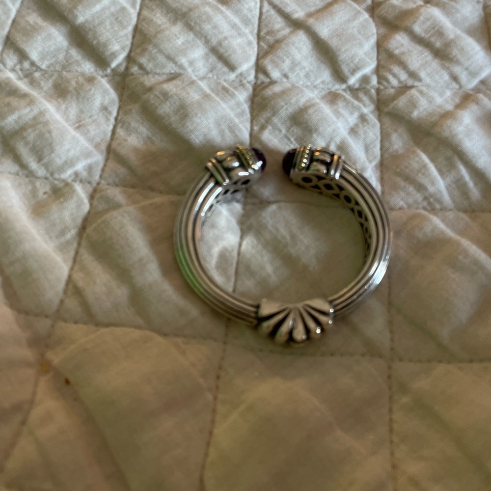 LAGOS Silver Bracelet with Purple Accents - Picture 8 of 9